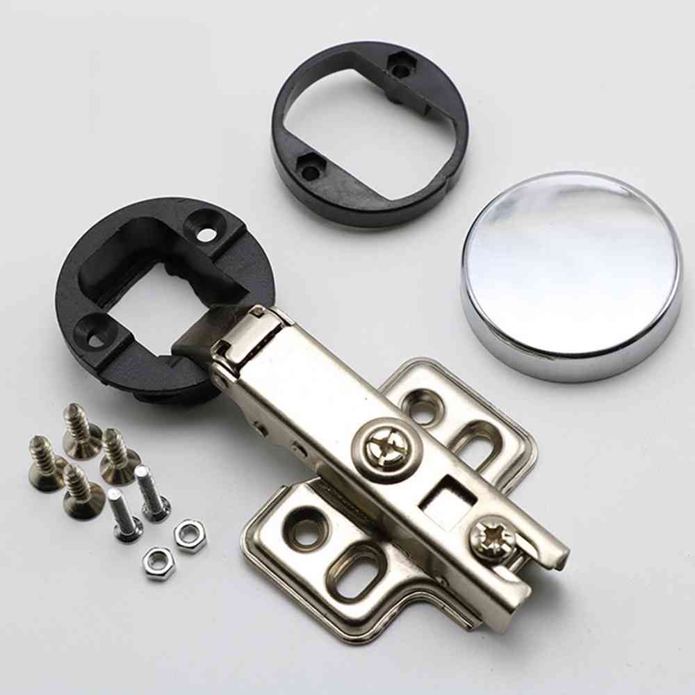 Furniture And Hardware Supplies - 2 Stück Innenverbindungsbeschläge, Schrankscharnier-Clip, Glastürscharnier, Möbelzubehör,