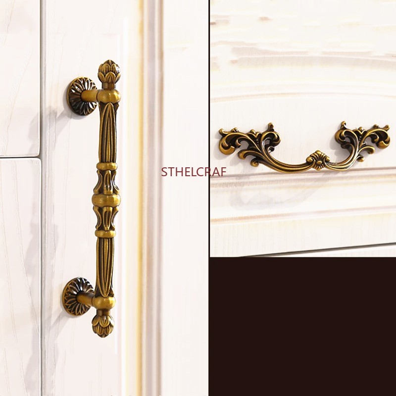 Quality Furniture Hardware - Schreibtisch-Schubladenknöpfe im antiken Stil, hochwertiger Türgriff