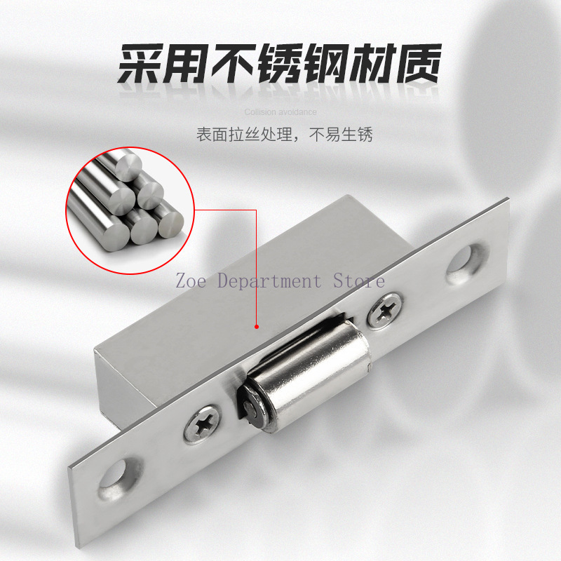 Quality Furniture Hardware - Hochwertige Versteckte Edelstahl-Türverschlüsse Schrank-Rollverschluss Holztürstopper Möbelbeschläge