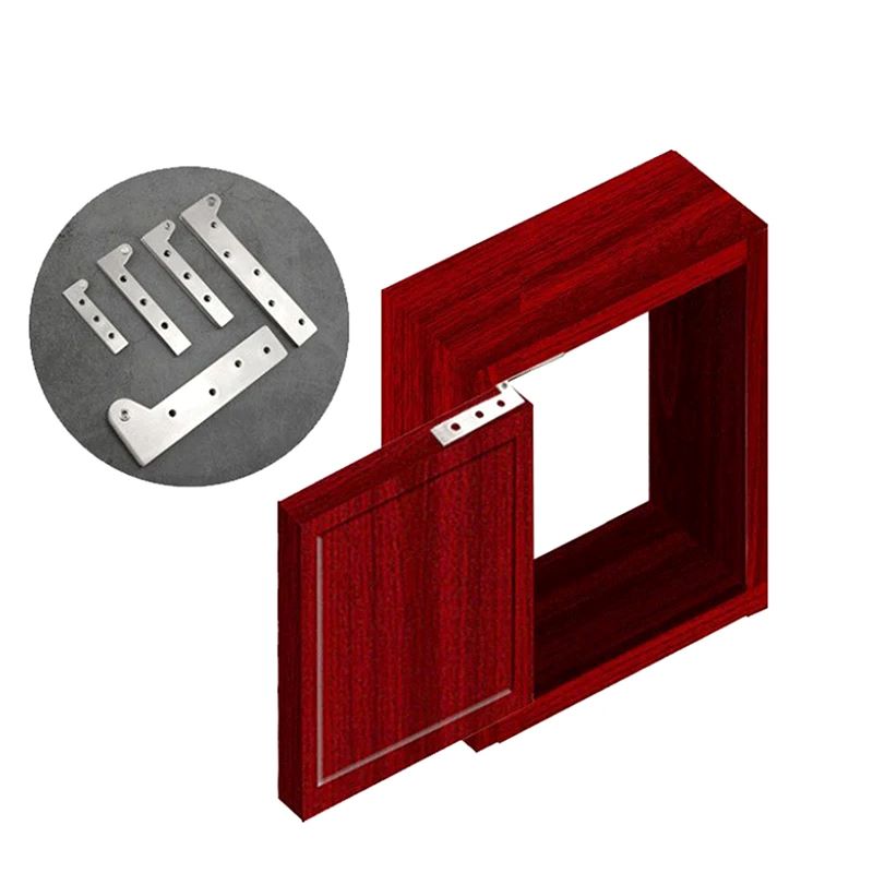 Furniture And Hardware Supplies - Edelstahl-Verbindungs-Türscharnier für Küchenschränke, Möbelzubehör, versteckte Scharniere,