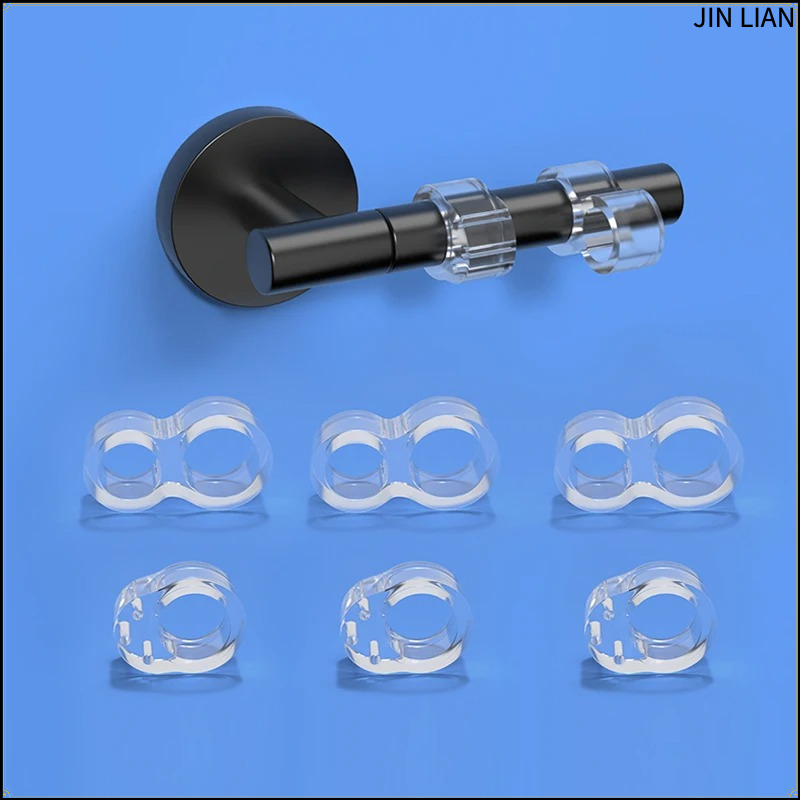 Furniture And Hardware Supplies - 6 Stück Türstopper Transparente Sicherheitsausrüstung Silikon-Türgriffpuffer