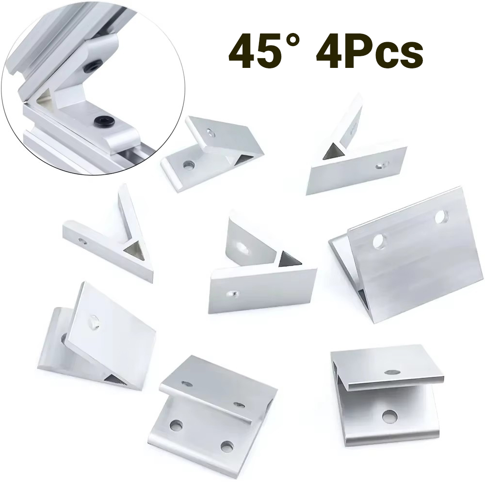Joint Connector Bracket - 4 Stück 45-Grad-Winkel-Eckwinkel 2020 3030 4040