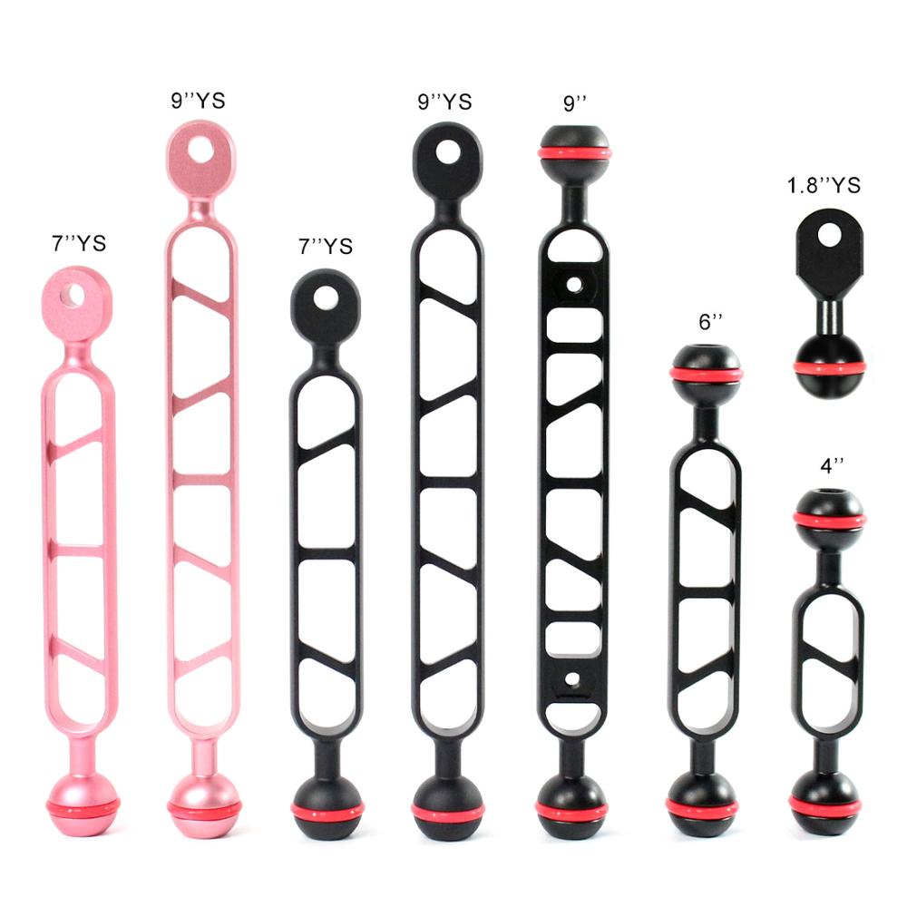 Joint Connector Bracket - Nitescuba Tauch-Aluminium-Kugeladapter Ys-Halterung Lichtarmhalterung Gelenk-Schmetterlingsclip Tg6