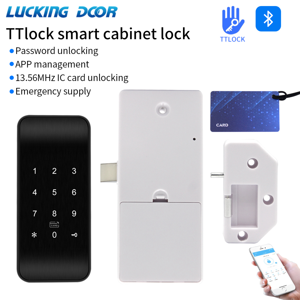 Furniture Home Hardware - TTLOCK 13,56 MHz Fingerabdruck-Schubladenschloss Möbel RFID