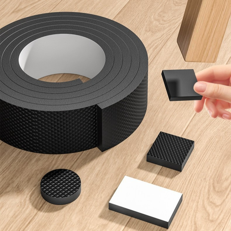 Furniture Hardware Feet - 2 Meter Rutschfeste Möbelunterlagen Selbstklebende Gummi-Stuhlbeinschoner
