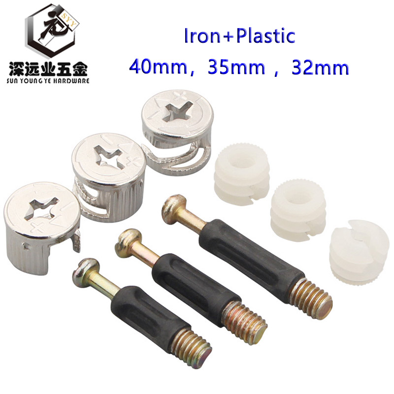 Furniture Hardware Nut - 10Sets Möbel Seite Anschluss 40mm 35mm