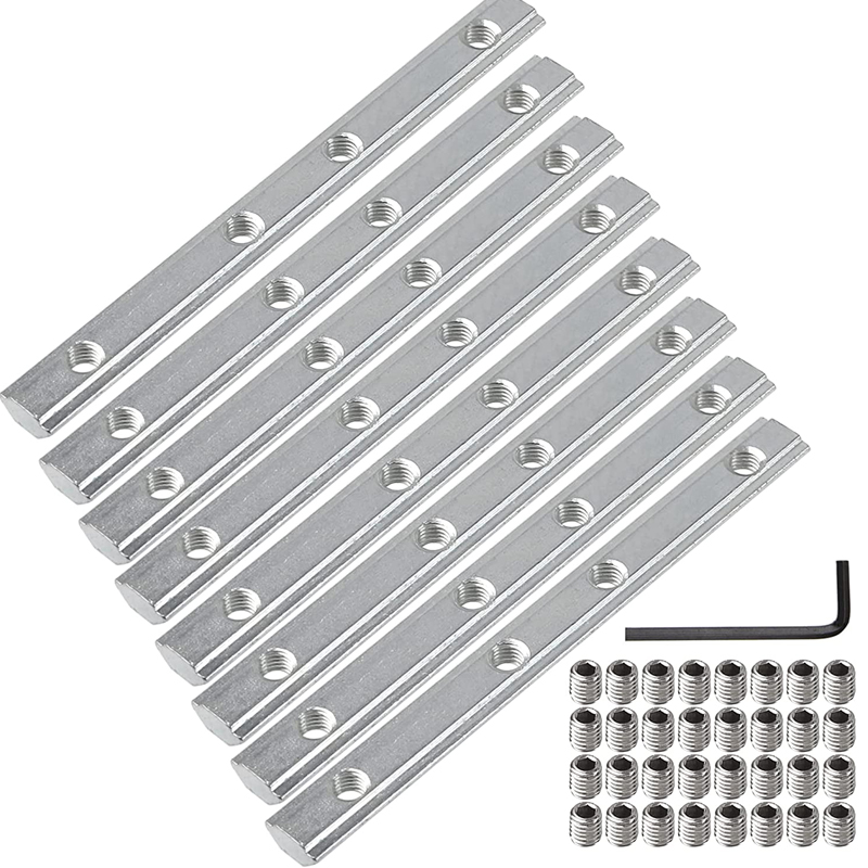 Joint Connector Bracket - 8 stücke 2020 180 Grad kohlenstoffstahl