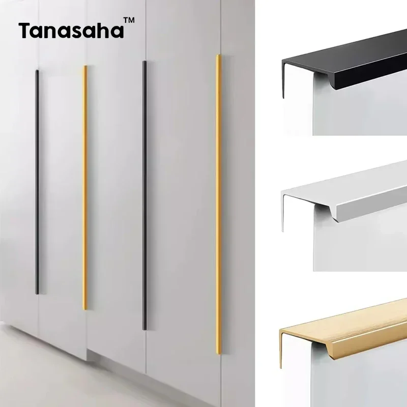 Restoration Hardware Furniture Used - Versteckte Möbelgriffe, mattschwarz, goldfarben, silberfarben, Küchenschrankgriffe,