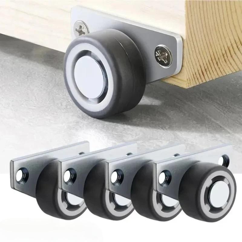 Furniture Home Hardware - Verschleißfeste seitlich montierte Schubladenrollen 1/2/4 Stück