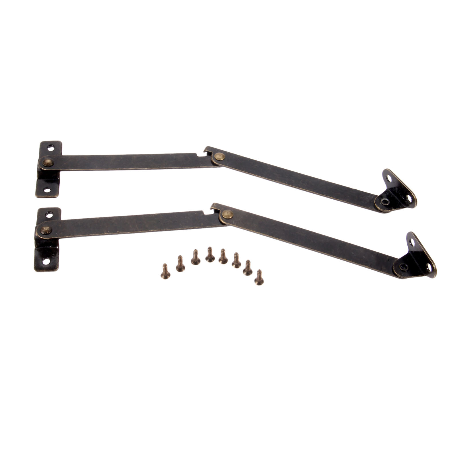 2 Stück Deckelstützscharniere  – Furniture Hardware Antique Bewertung und Preis
