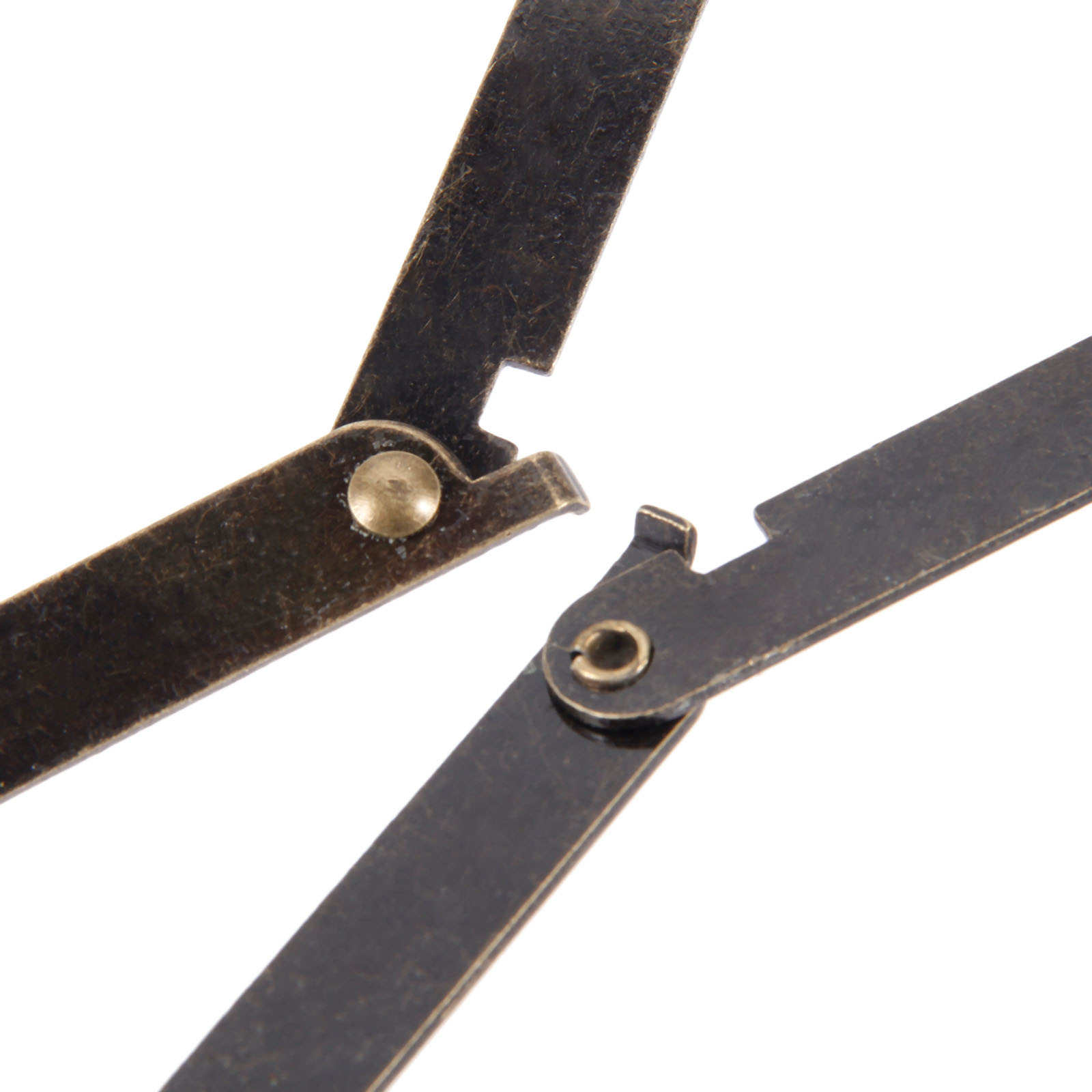 2 Stück Deckelstützscharniere  – Furniture Hardware Antique Bewertung und Preis