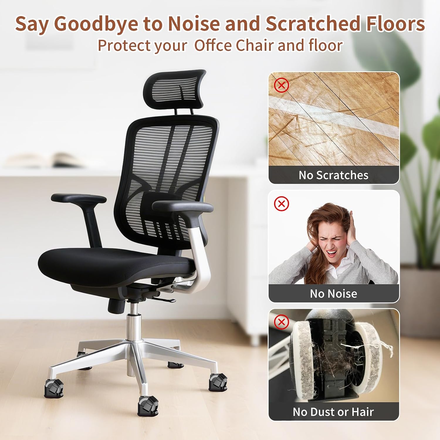 5 Stück Stuhlbeinschoner, Büro – Furniture Hardware Feet Bewertung und Preis