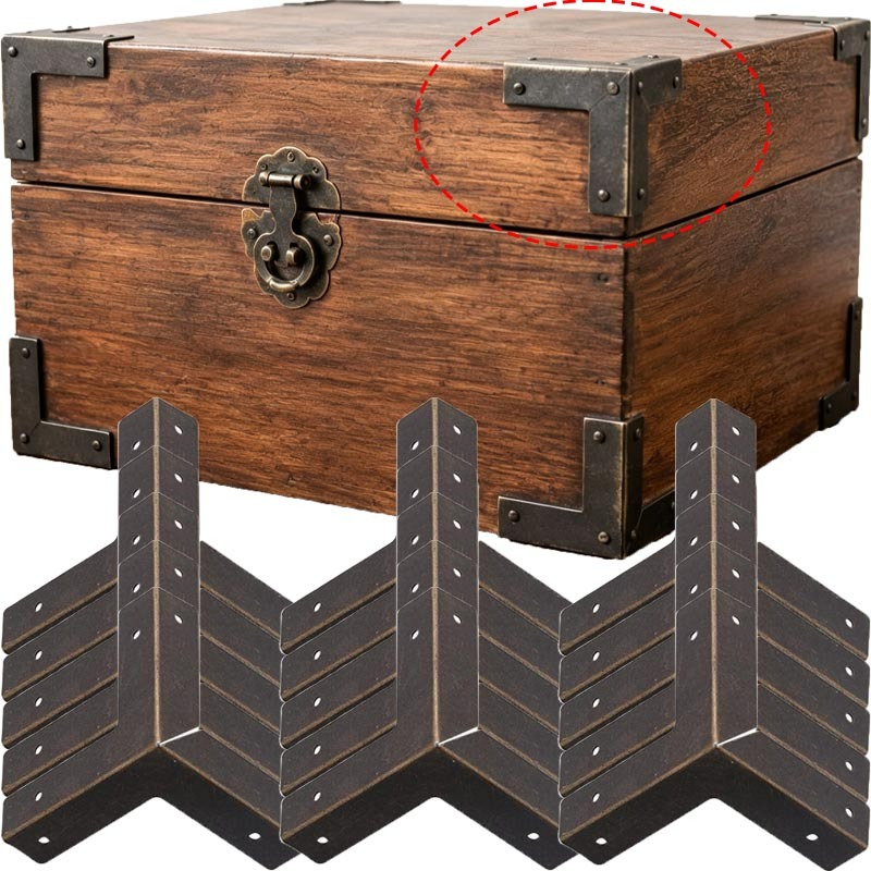 4/16er-Set Antik-Bronze Eckens – Furniture Hardware Antique Bewertung und Preis