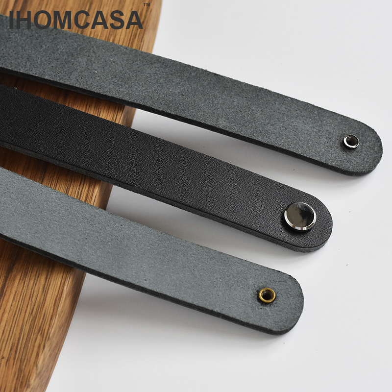 IHOMCASA Schwarze Lederknöpfe, – Restoration Hardware Furniture Used Bewertung und Preis