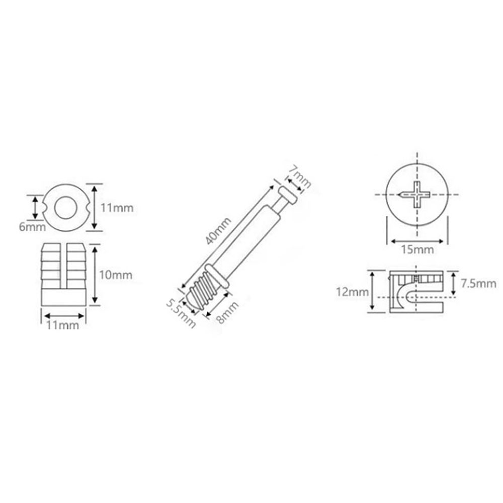 3-in-1 Dübel-Vorrichtung Schra – Furniture Hardware Cam Lock Bewertung und Preis
