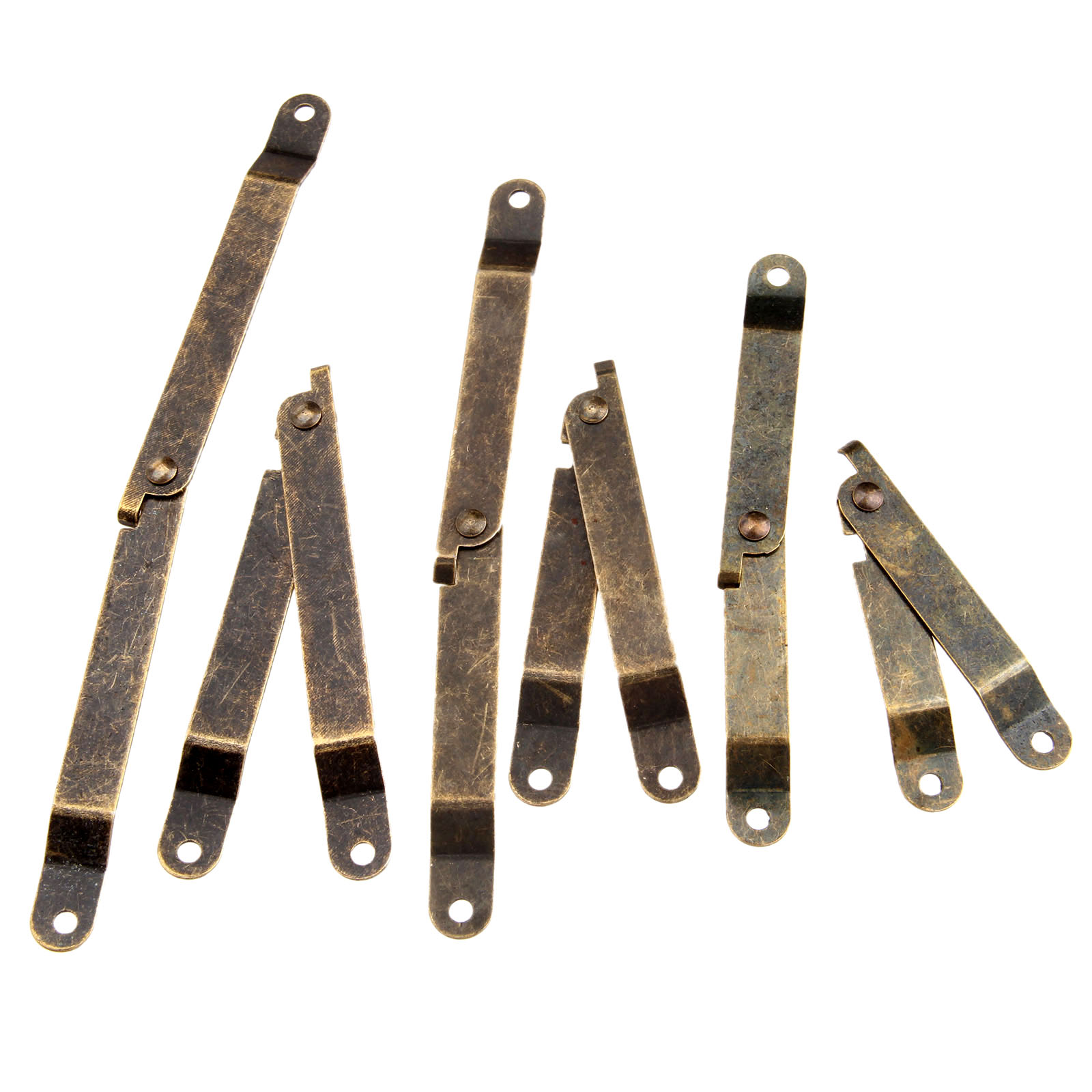 2 Stück Antik Bronze Eisen Dec – Furniture Hardware Antique Bewertung und Preis