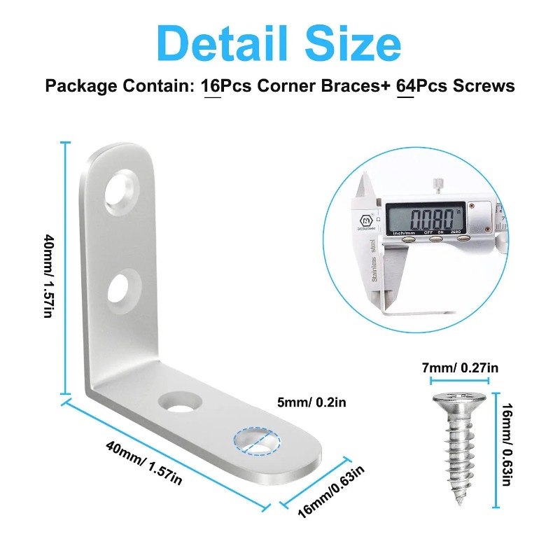 Möbel- und Schrank-Eckverbinde – Joint Connector Bracket Bewertung und Preis