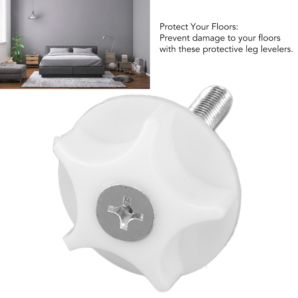 10 Stück weiße, verstellbare M – Furniture Leveling Hardware Bewertung und Preis